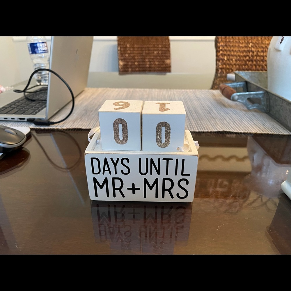 Wedding countdown blocks - Picture 2 of 2